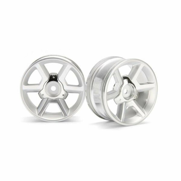 Time2Play 6 mm Offset GT Wheel, Silver - 2 Piece TI2976468